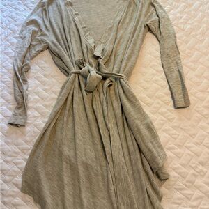 Banana Republic Gray Wrap Cardigan